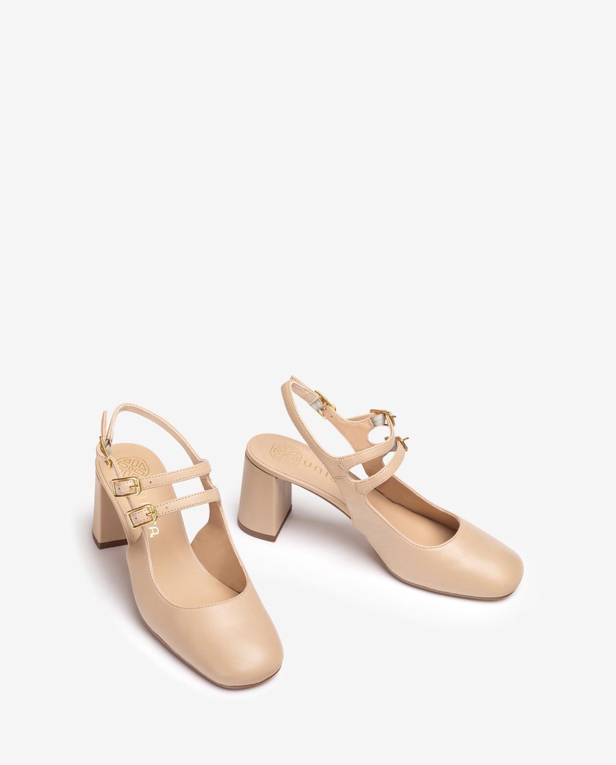Babes à bride arrière Unisa pour femme - Beige