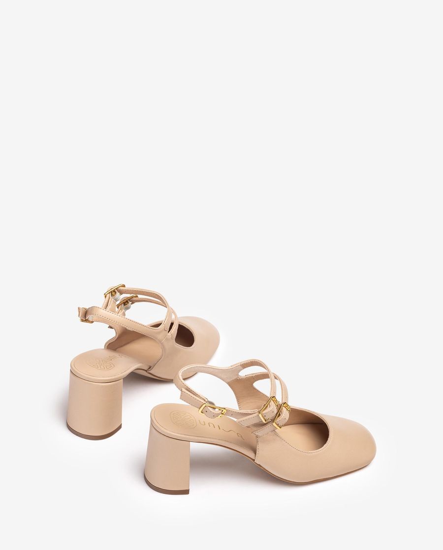 Babes à bride arrière Unisa pour femme - Beige