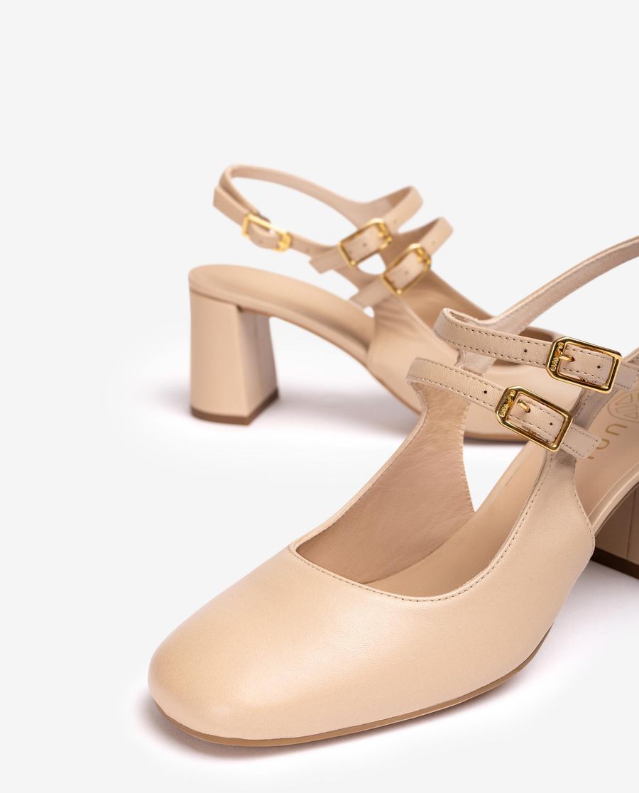 Babes à bride arrière Unisa pour femme - Beige