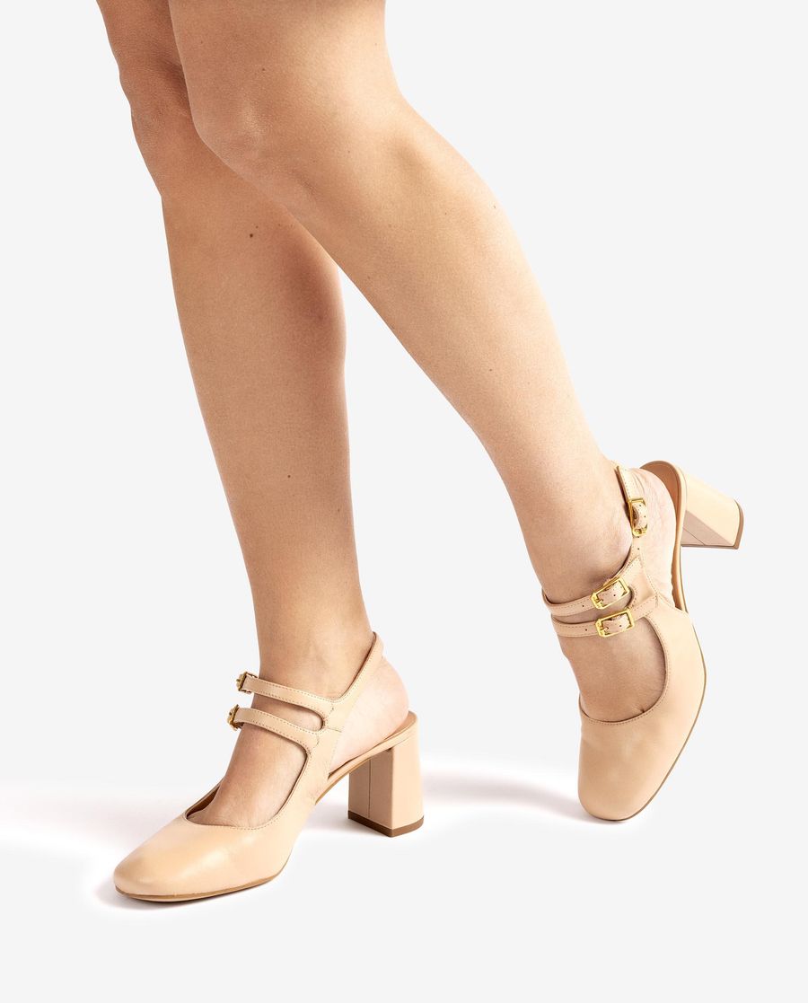 Babes à bride arrière Unisa pour femme - Beige
