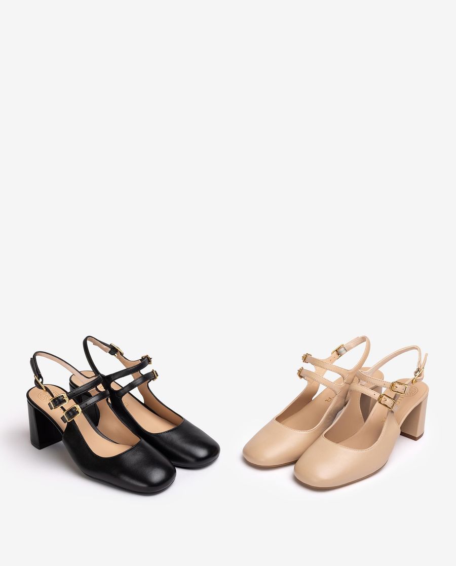 Babes à bride arrière Unisa pour femme - Beige
