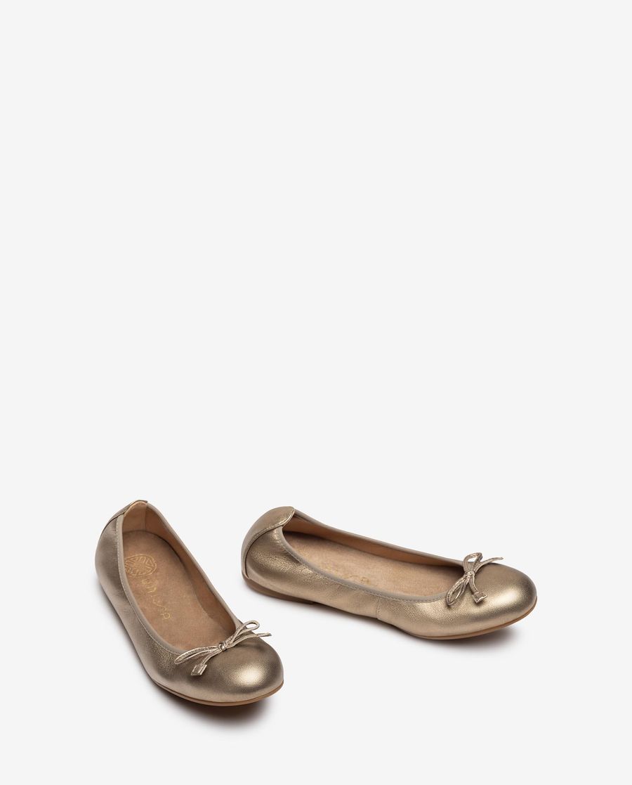 Ballerines Unisa Femme à bout rond - Bronze