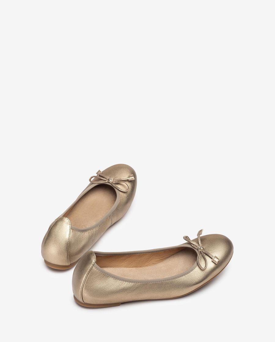 Ballerines Unisa Femme à bout rond - Bronze