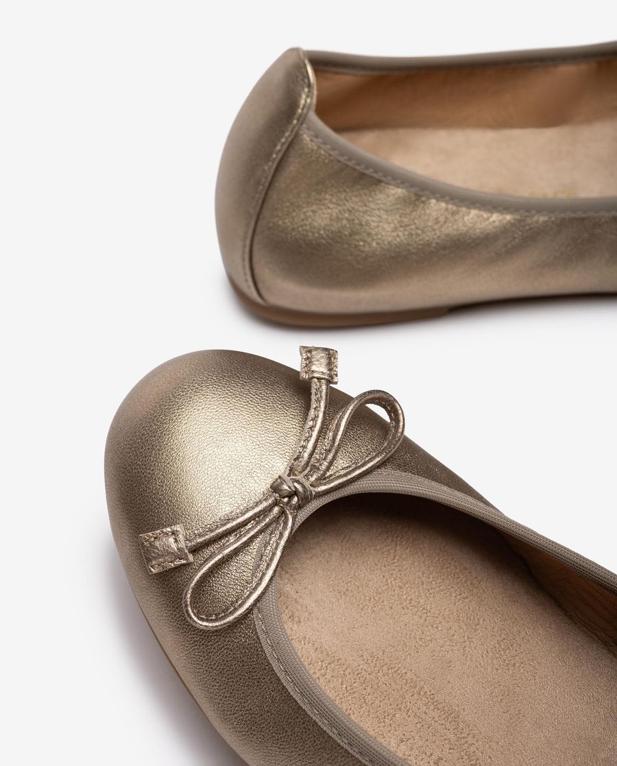 Ballerines Unisa Femme à bout rond - Bronze