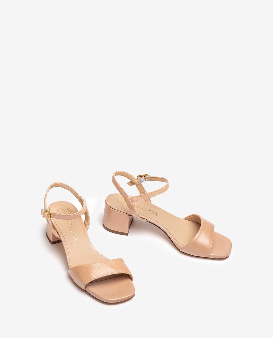 Sandales à talon carré Unisa pour femme - Rose