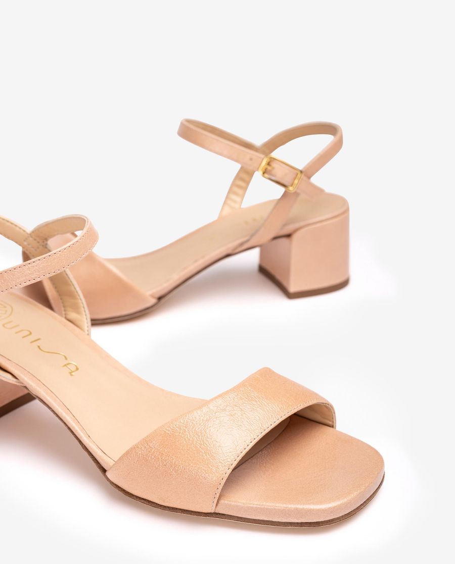 Sandales à talon carré Unisa pour femme - Rose