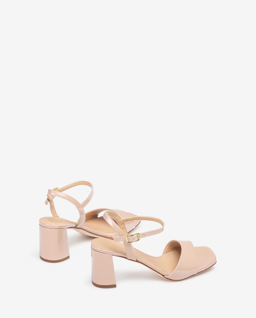 Sandales Unisa en cuir verni - Rose