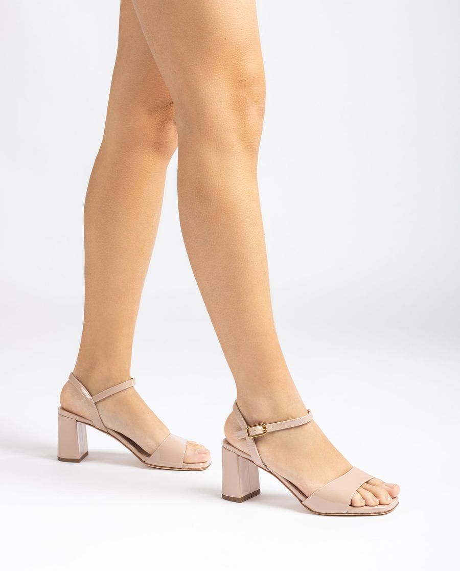 Sandales Unisa en cuir verni - Rose