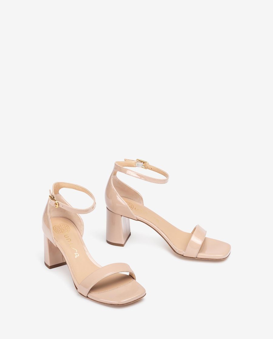 Sandales Unisa à bout carré pour femme - Rose