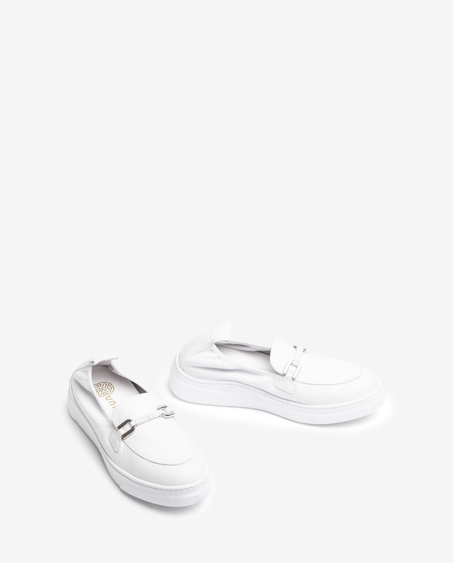 Mocassins ultra-légers Unisa pour femme - Blanc