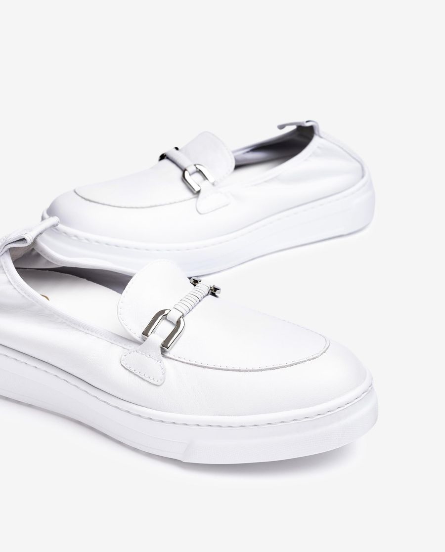 Mocassins ultra-légers Unisa pour femme - Blanc
