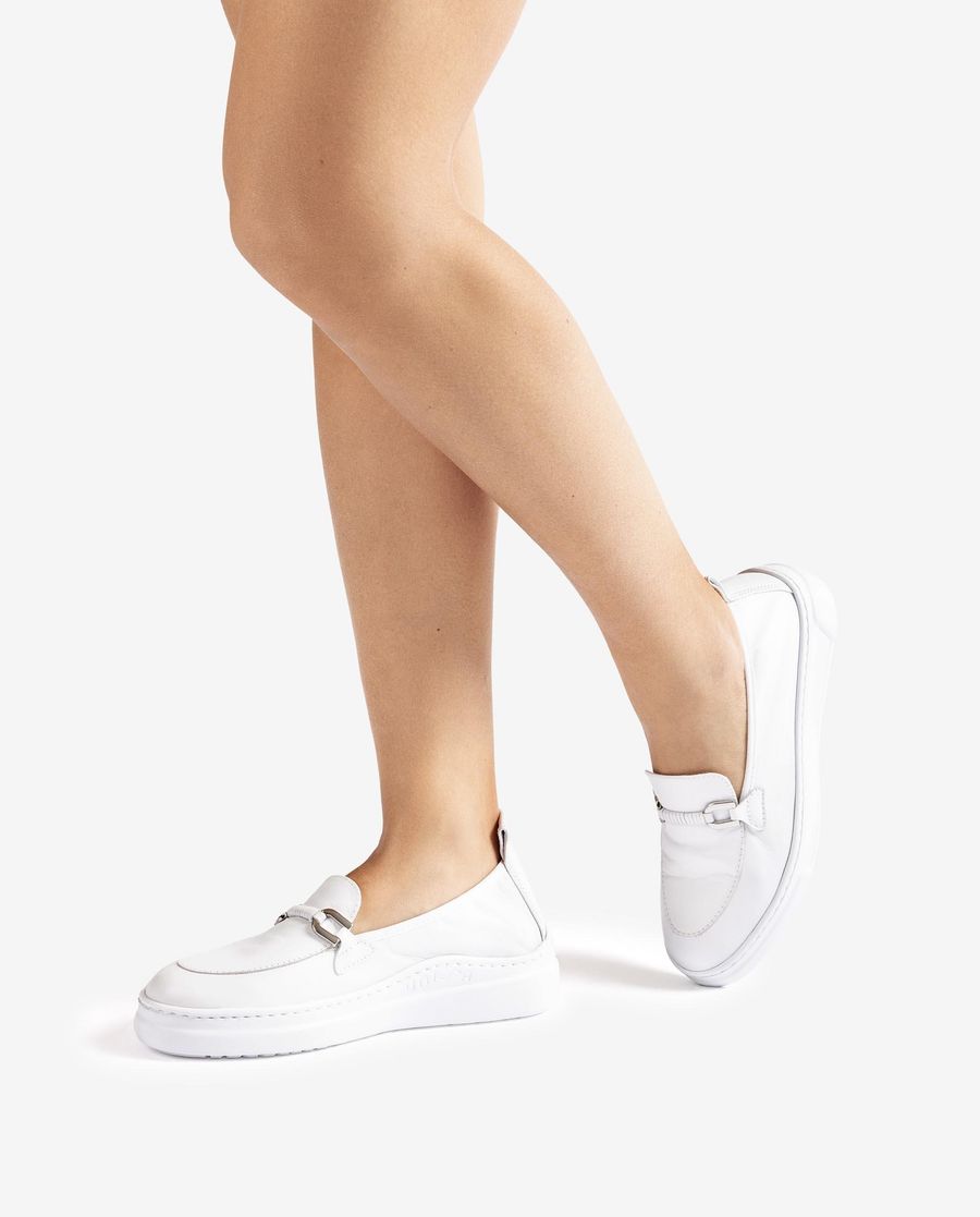 Mocassins ultra-légers Unisa pour femme - Blanc