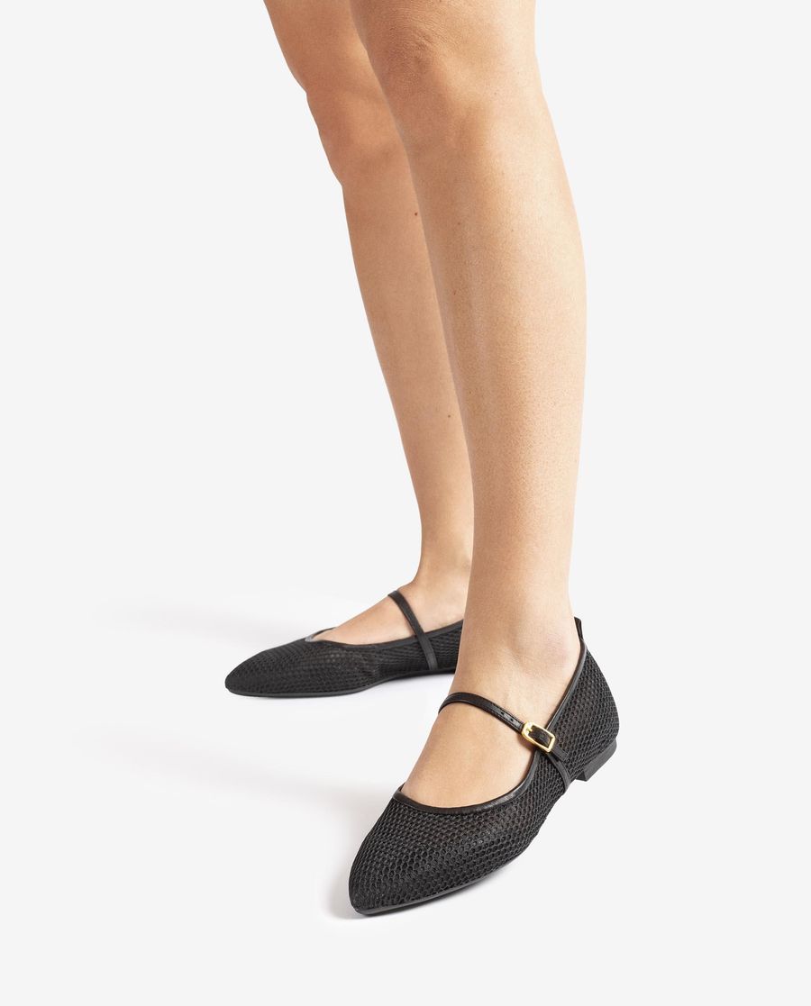 Ballerines à bout pointu Unisa pour femme - Noir