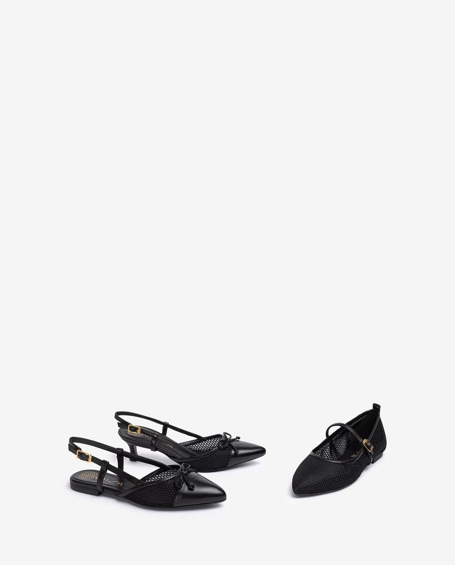Ballerines à bout pointu Unisa pour femme - Noir