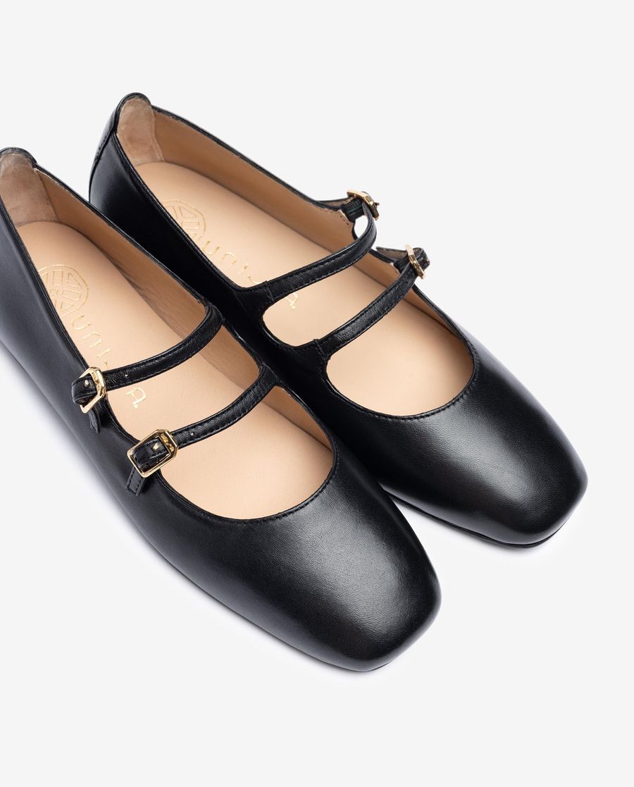 Ballerines à boucle Unisa pour femme - Noir