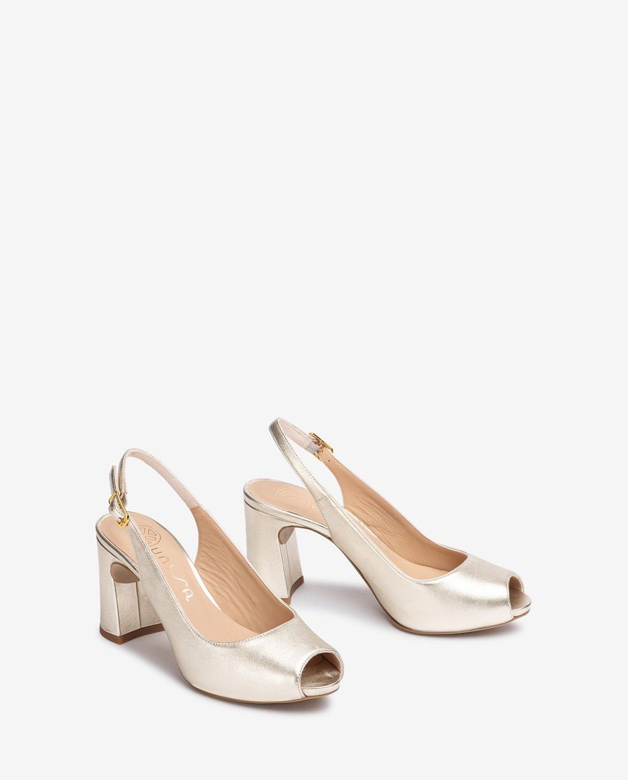 Espadrilles Unisa Femme - Doré