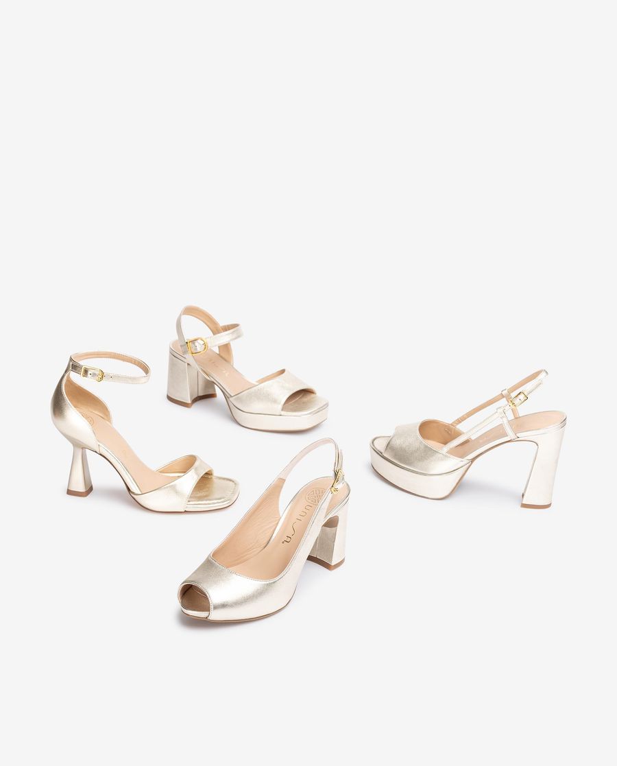 Espadrilles Unisa Femme - Doré