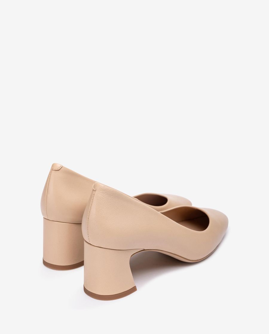 Escarpins à bout carré Unisa pour femme - Beige