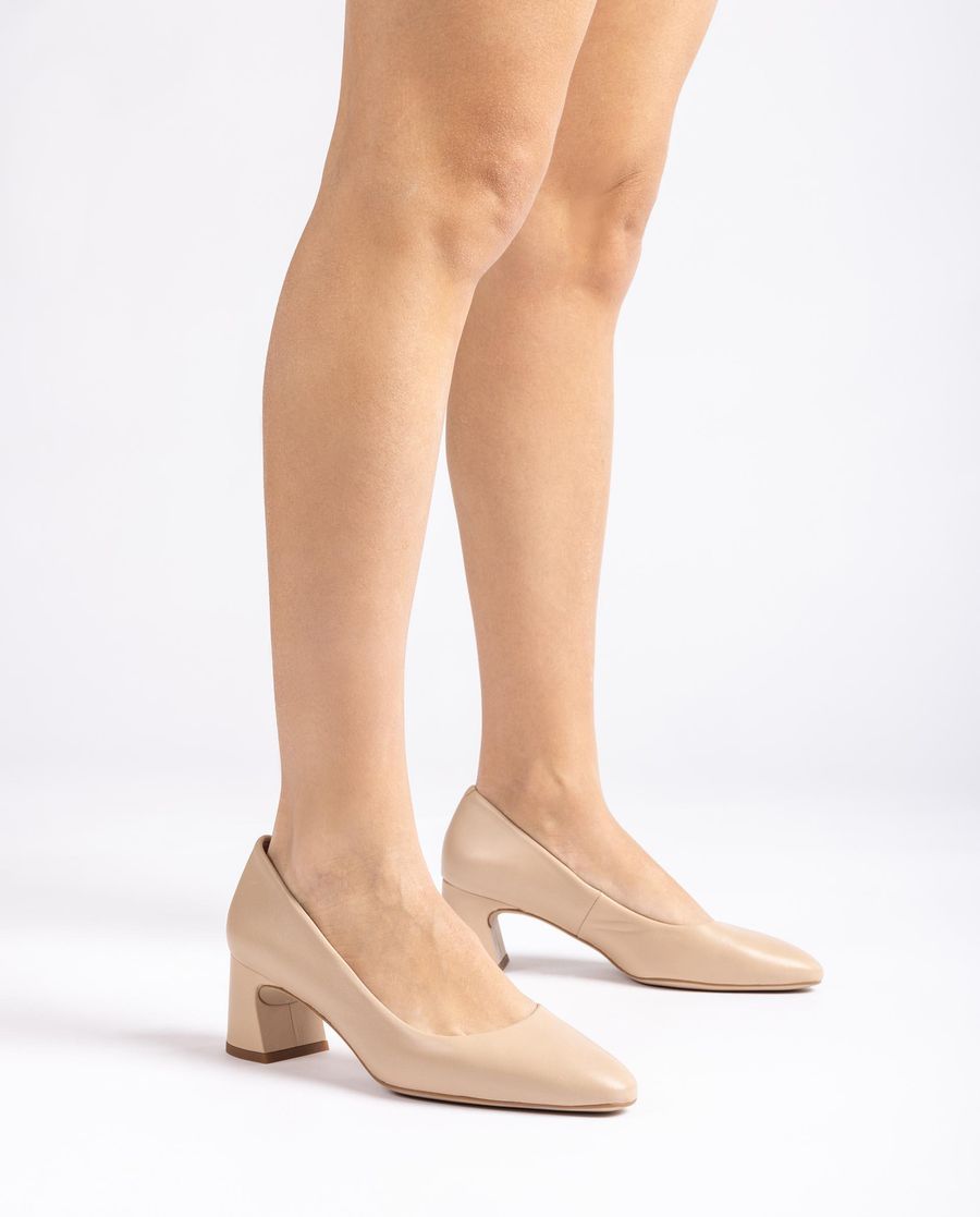 Escarpins à bout carré Unisa pour femme - Beige