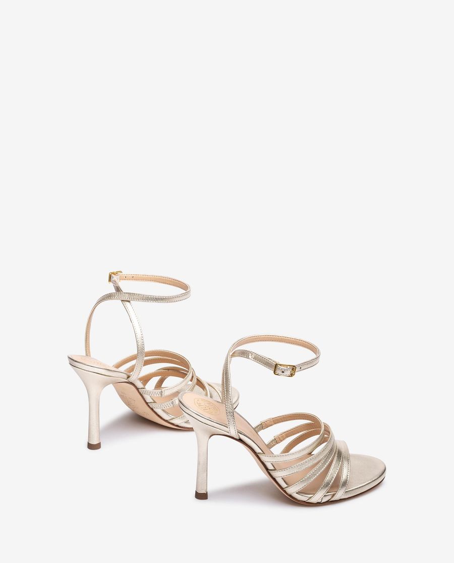 Sandales Unisa à lanières et talons hauts pour femme - Doré