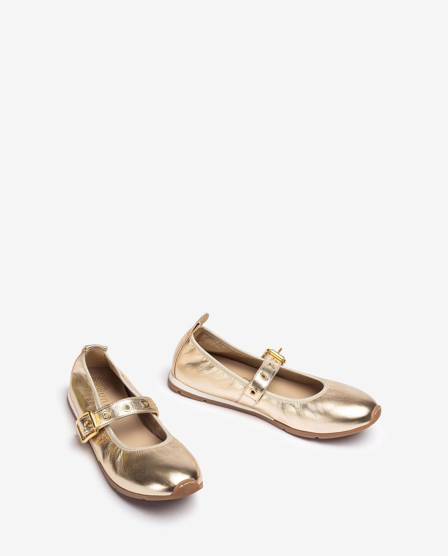 Ballerines à bride Unisa pour femme - Doré