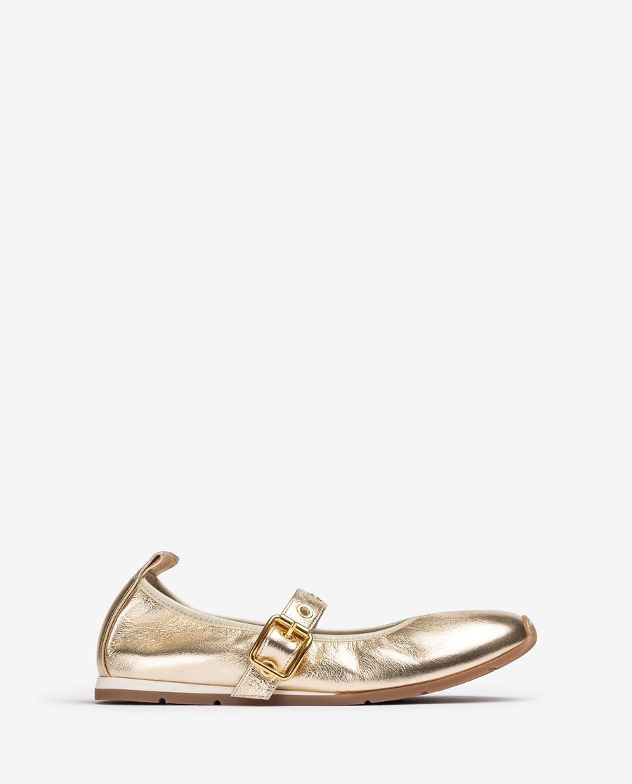 Ballerines à bride Unisa pour femme - Doré