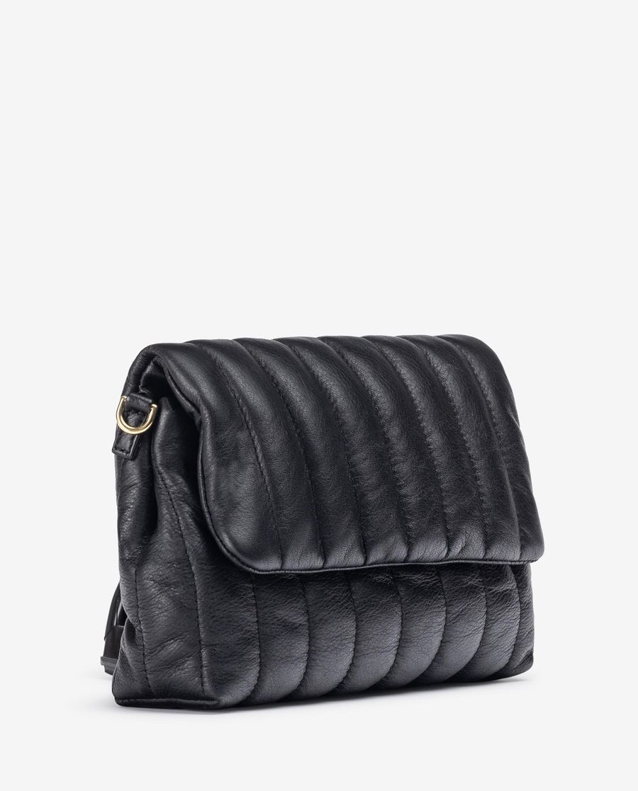 Petit sac cabas matelassé Unisa Femme - Noir