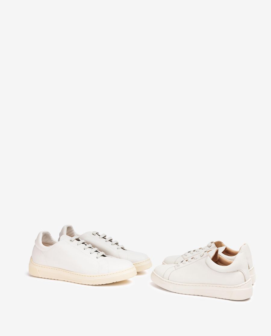 Baskets en cuir Unisa pour femme - Unisexe - Blanc