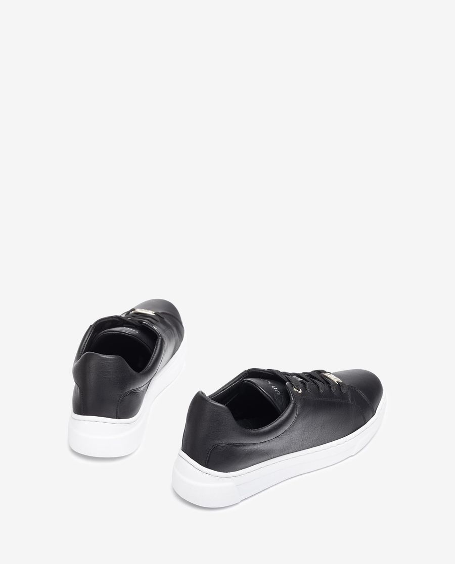 Baskets en cuir Unisa pour femme - Unisexe - Noir