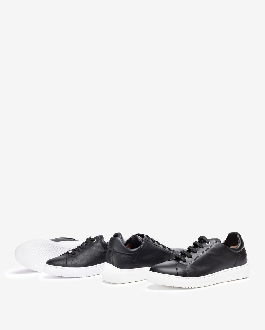 Baskets en cuir Unisa pour femme - Unisexe - Noir