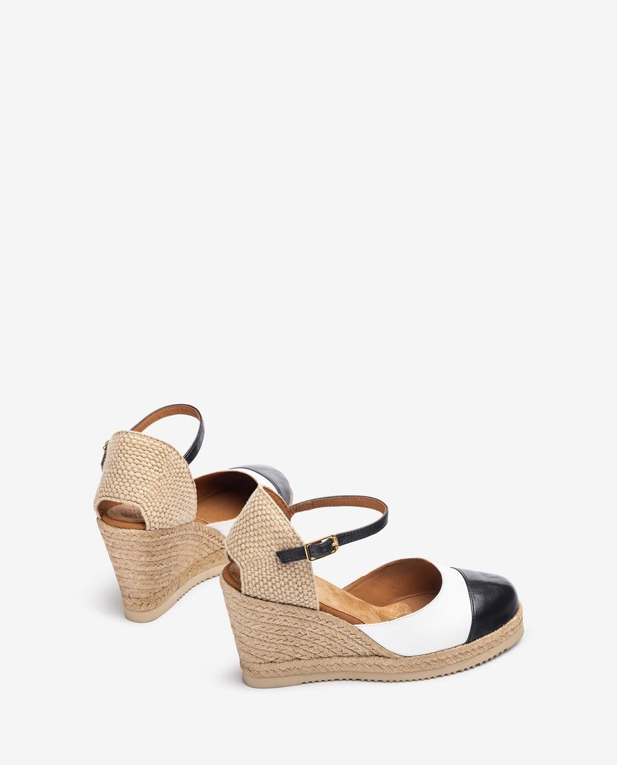 Espadrilles Unisa à bout rapporté - Blanc
