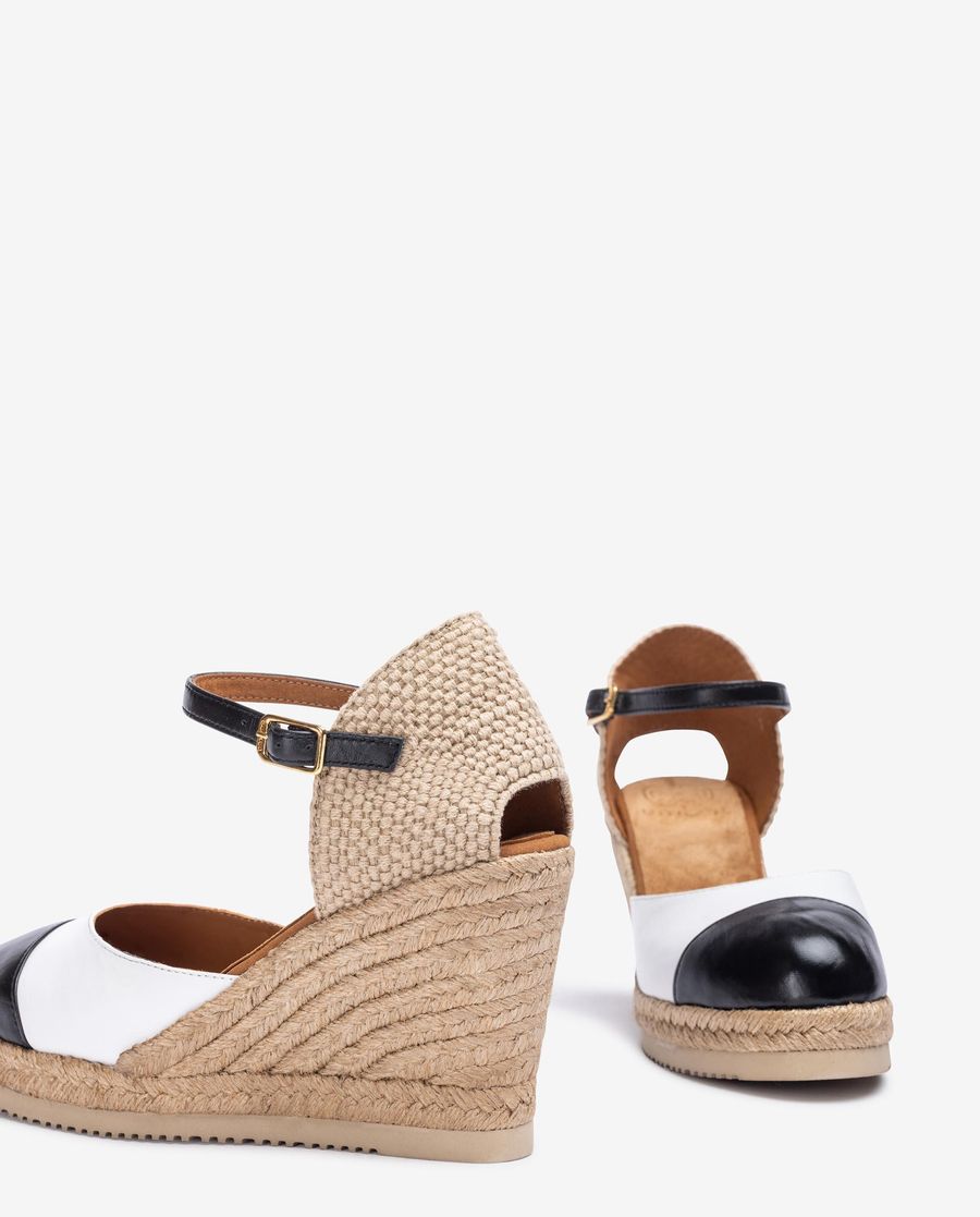 Espadrilles Unisa à bout rapporté - Blanc