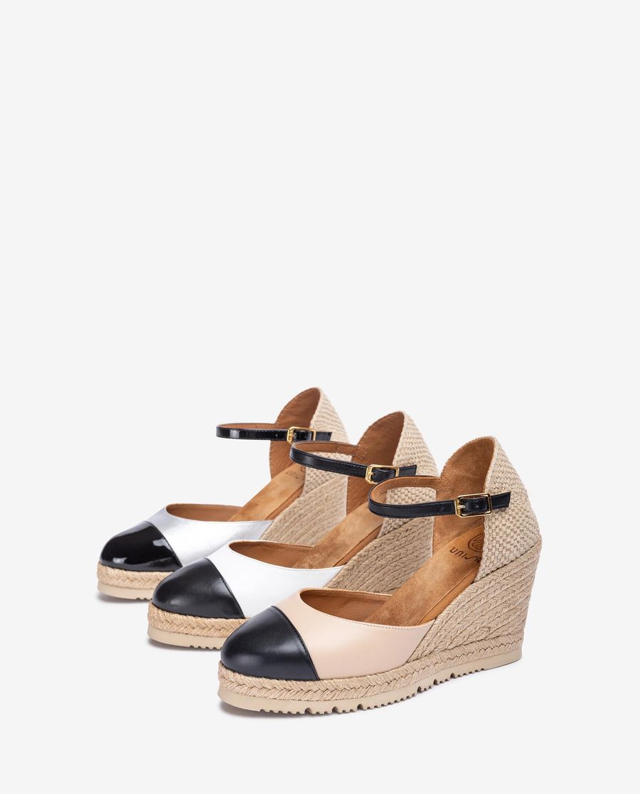 Espadrilles Unisa à bout rapporté - Blanc