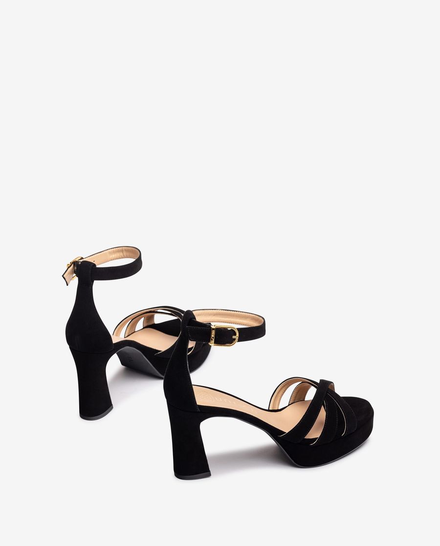 Sandales à plateforme Unisa pour femme - Noir