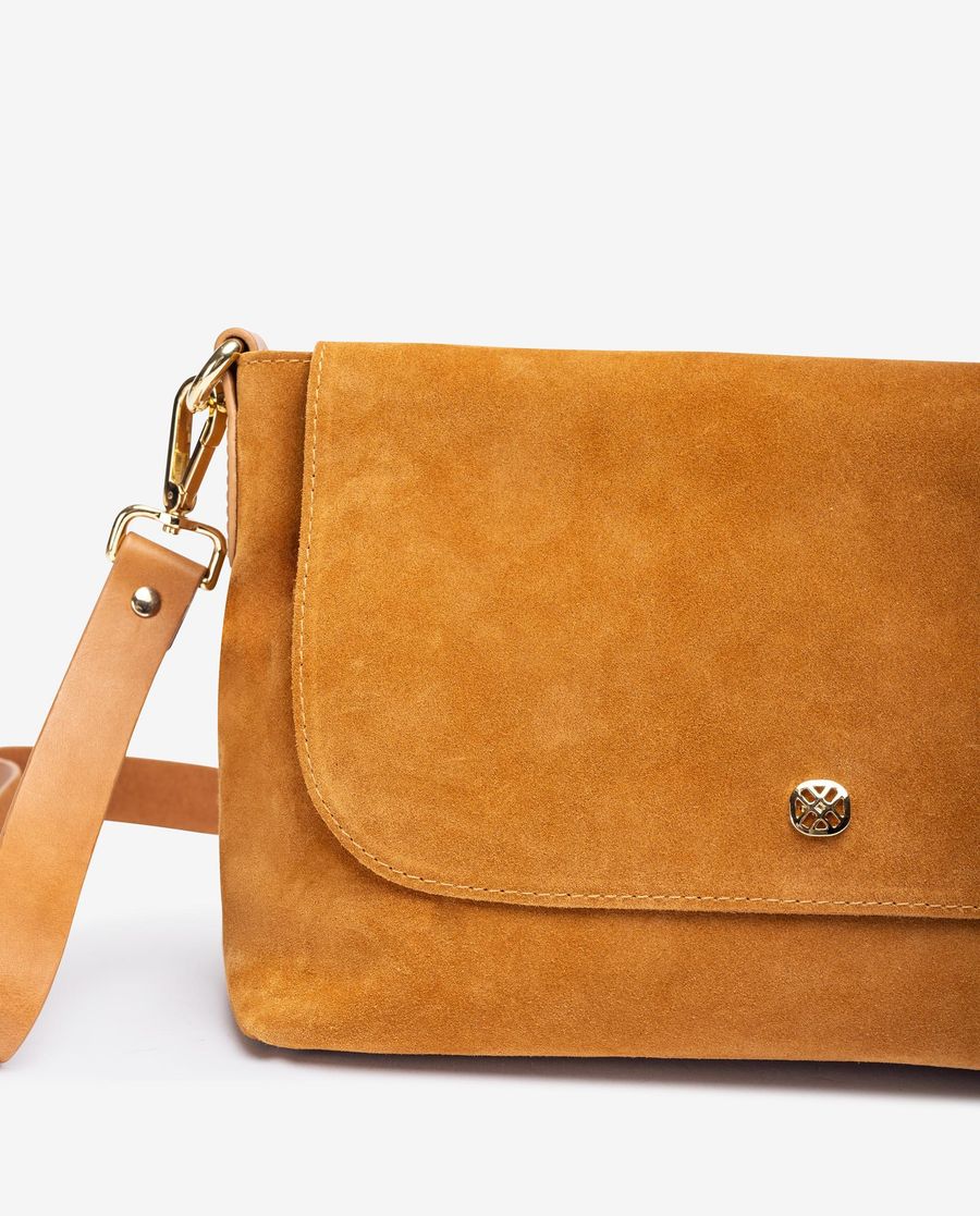 Sac bandoulière moyen Unisa Femme - Marron