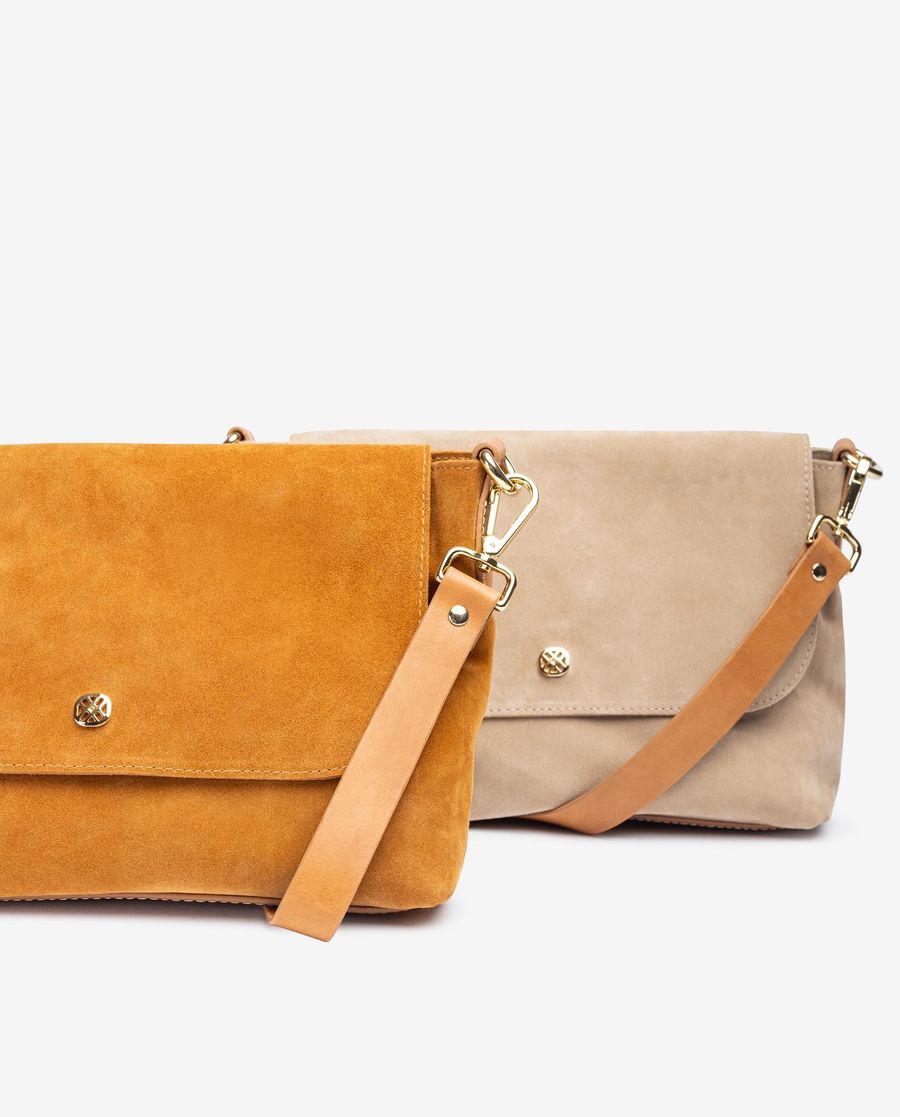 Sac bandoulière moyen Unisa Femme - Marron