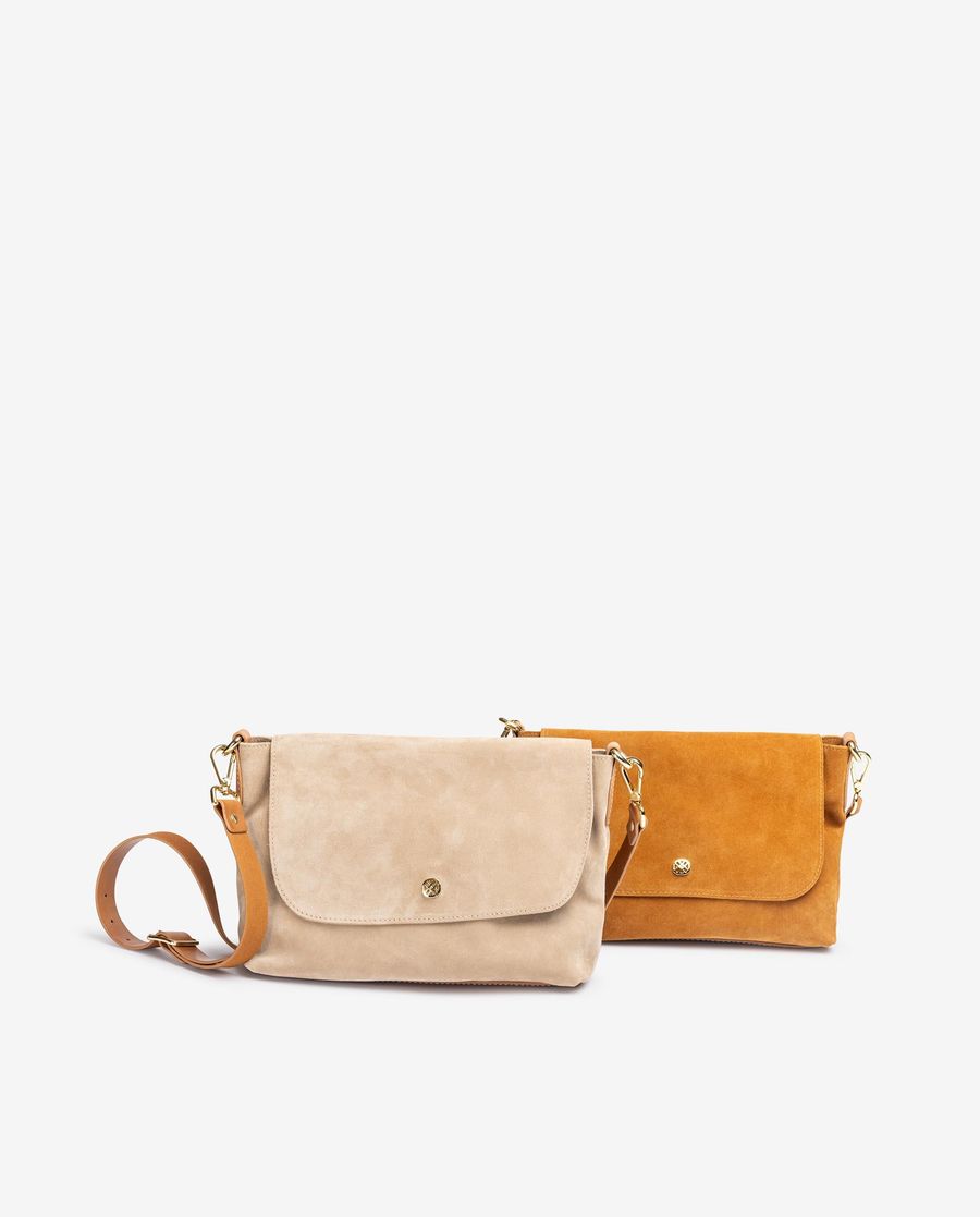 Sac bandoulière moyen Unisa Femme - Marron