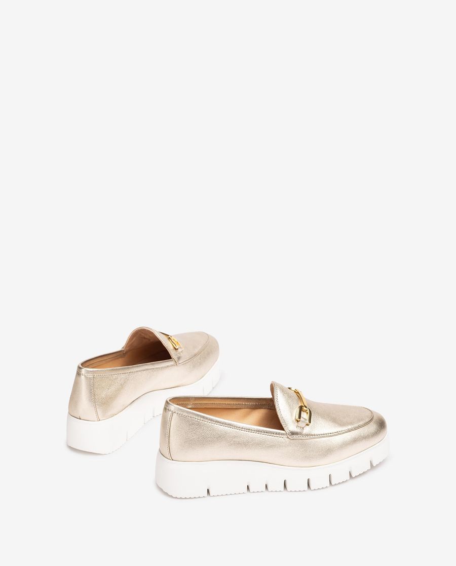 Mocassins à plateforme Unisa femme Doré