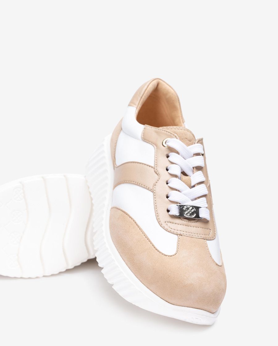 Chaussures de sport ultra-légères Unisa pour femme - Beige
