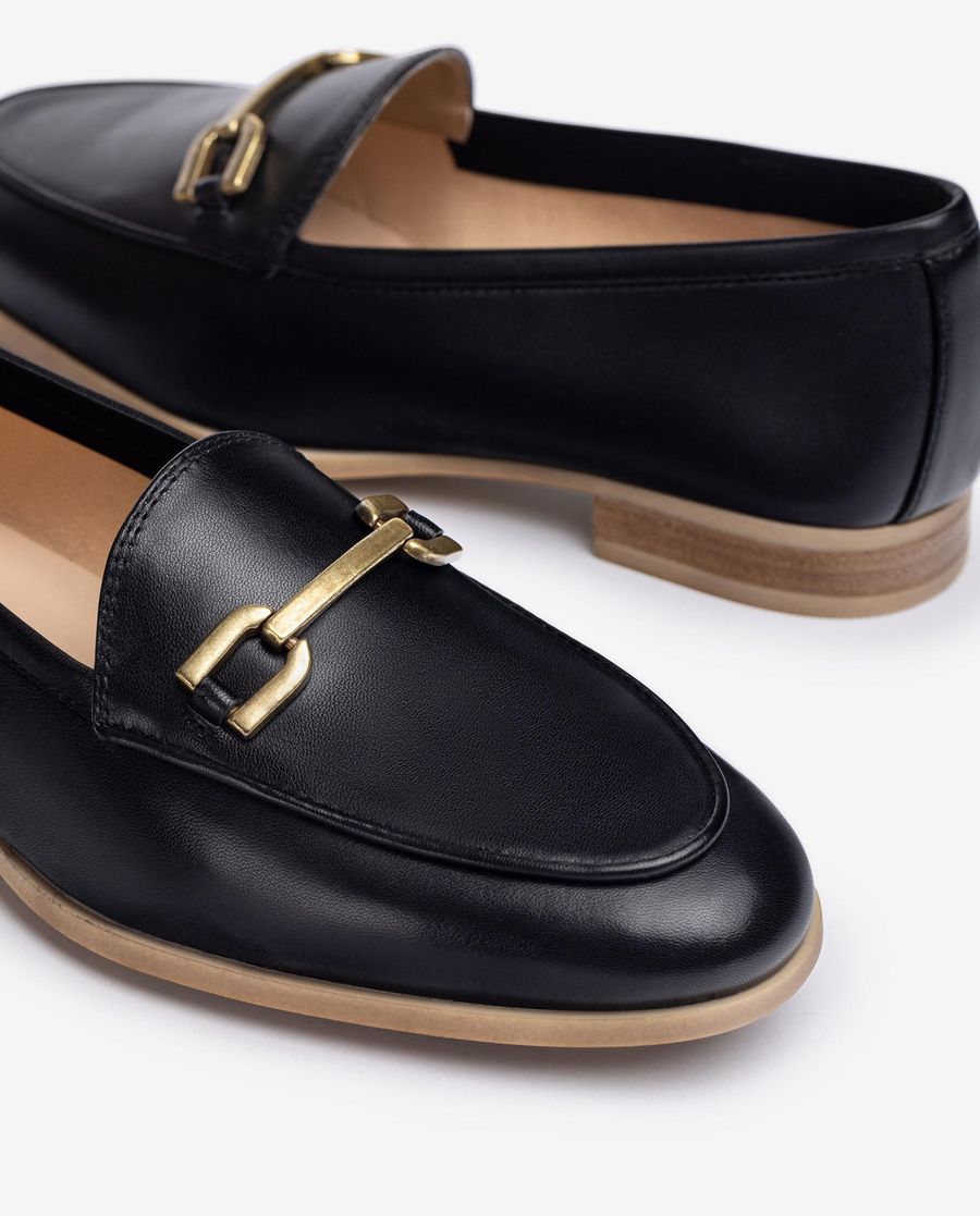 Mocassins à ornements Unisa pour femme - Noir