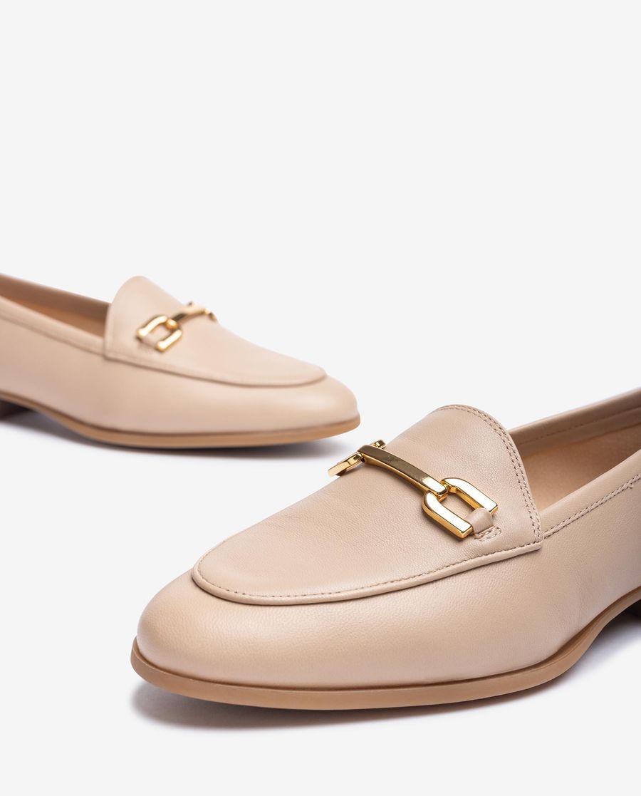 Mocassins Unisa pour femme avec Ornement - Beige