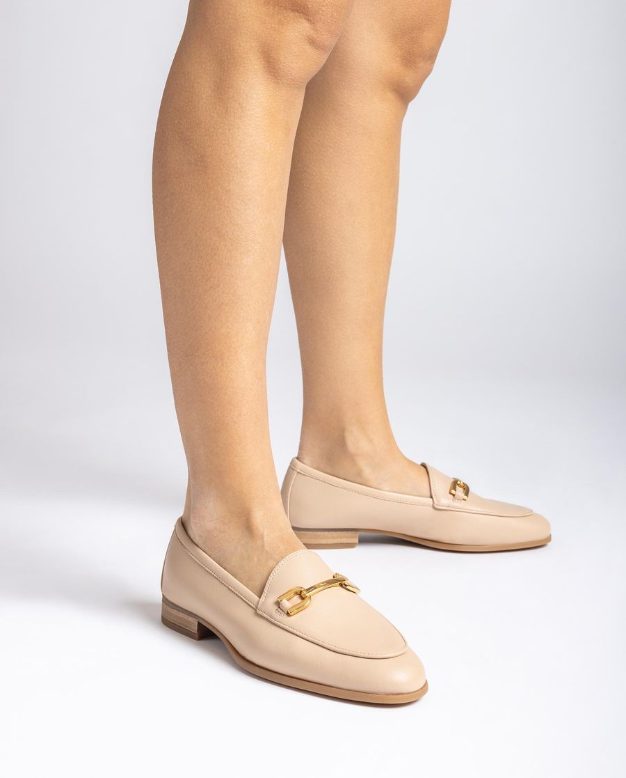 Mocassins Unisa pour femme avec Ornement - Beige