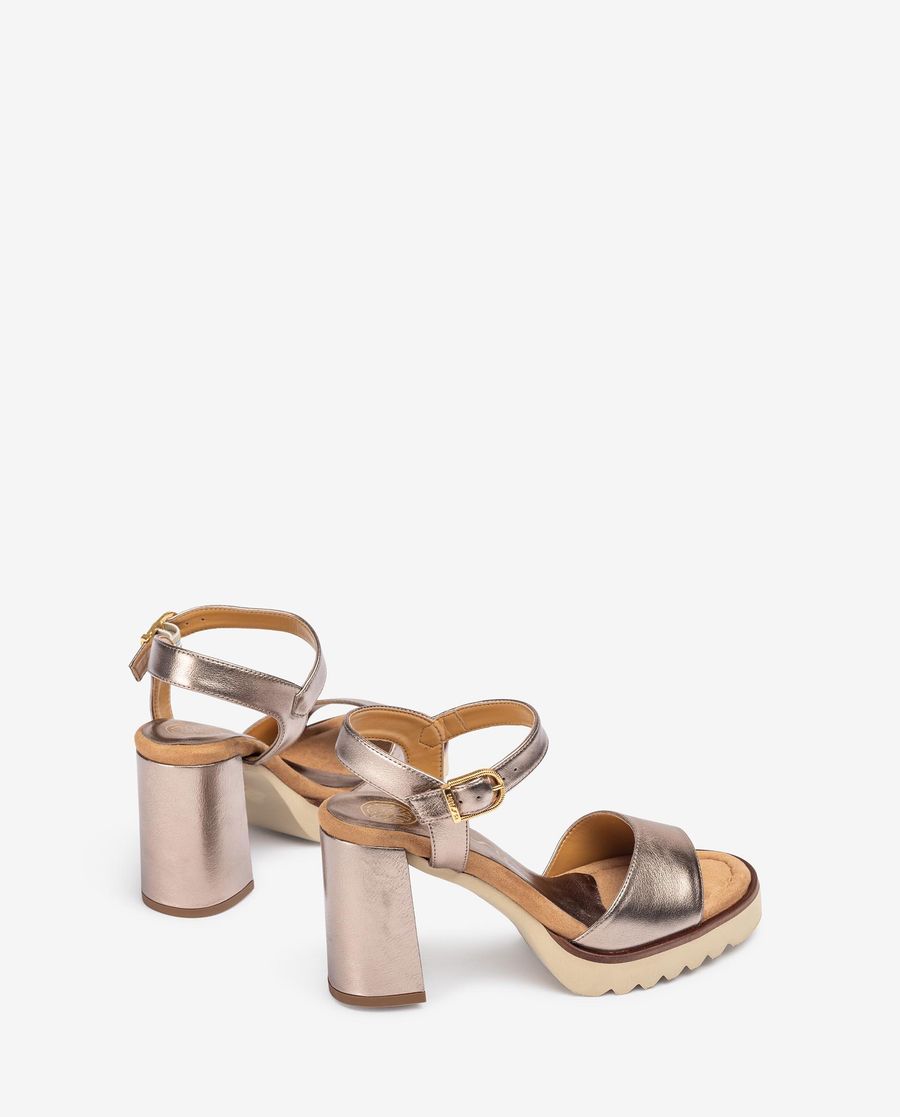 Sandales à talons hauts ultra-légères Unisa pour femme - Bronze