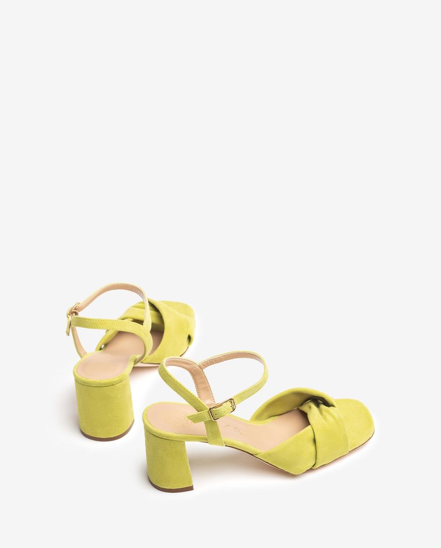 Sandales à lanières croisées et talon moyen Unisa pour femme - Vert