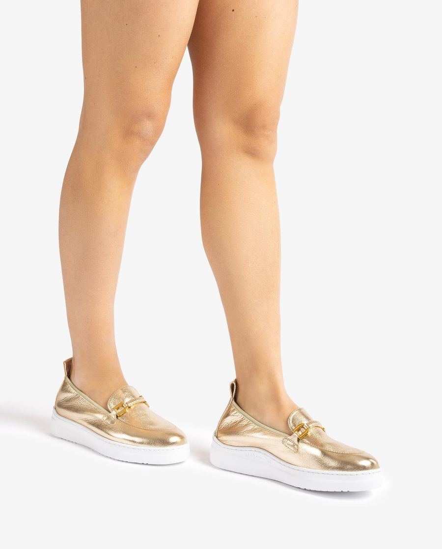 Mocassins ultra-légers Unisa pour femme - Doré