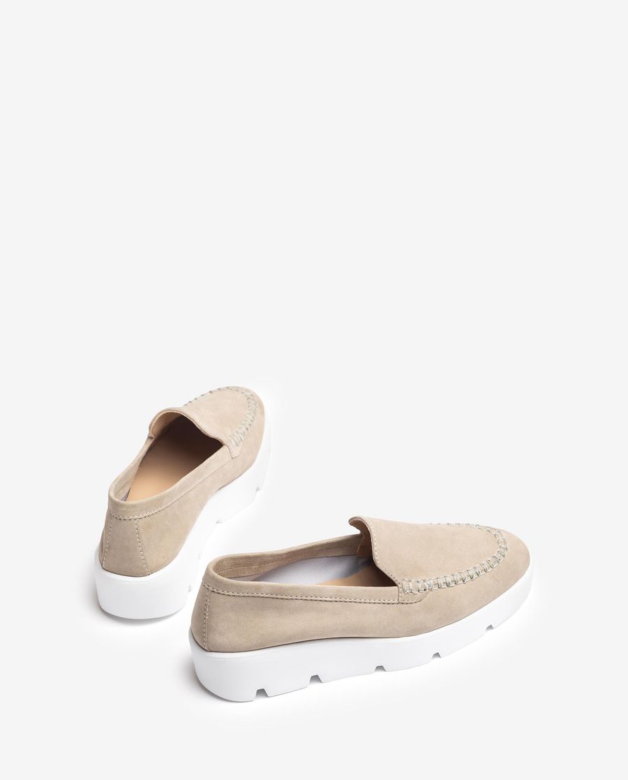Mocassins à plateforme Unisa pour femme - Beige