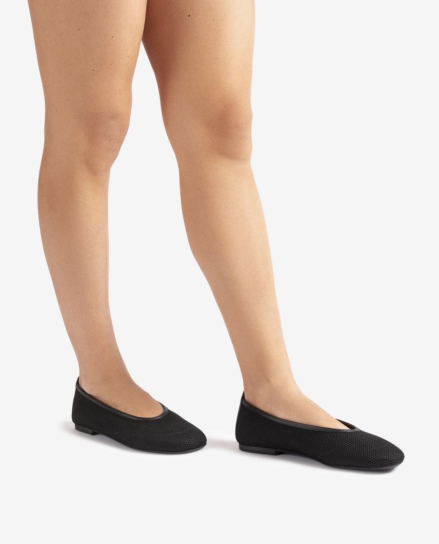 Ballerines en résille Unisa pour femme - Noir