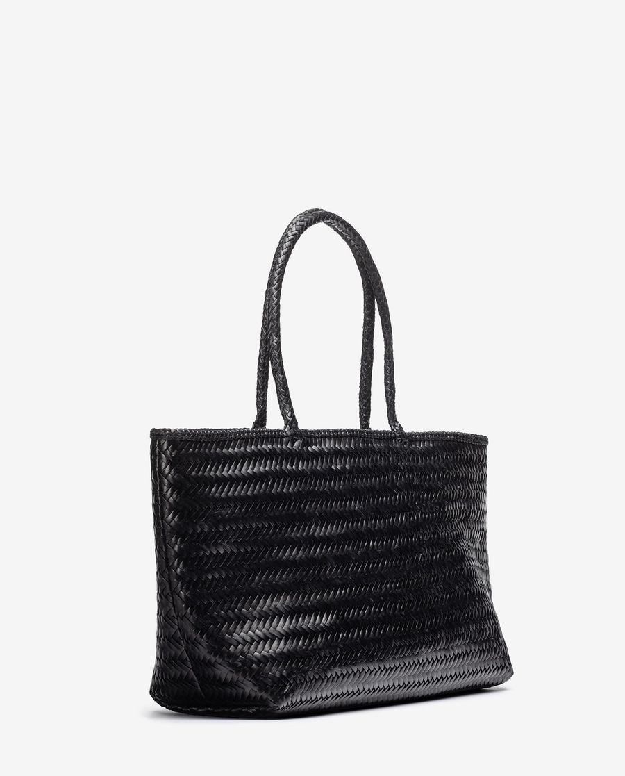 Sac cabas tressé Unisa pour femme - Noir