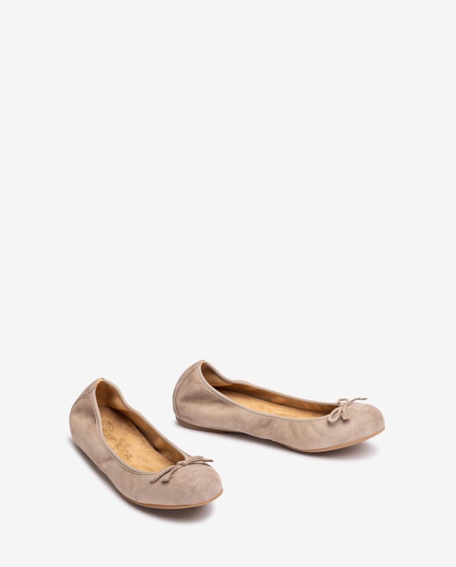 Ballerines Unisa Femme à bout rond - Marron