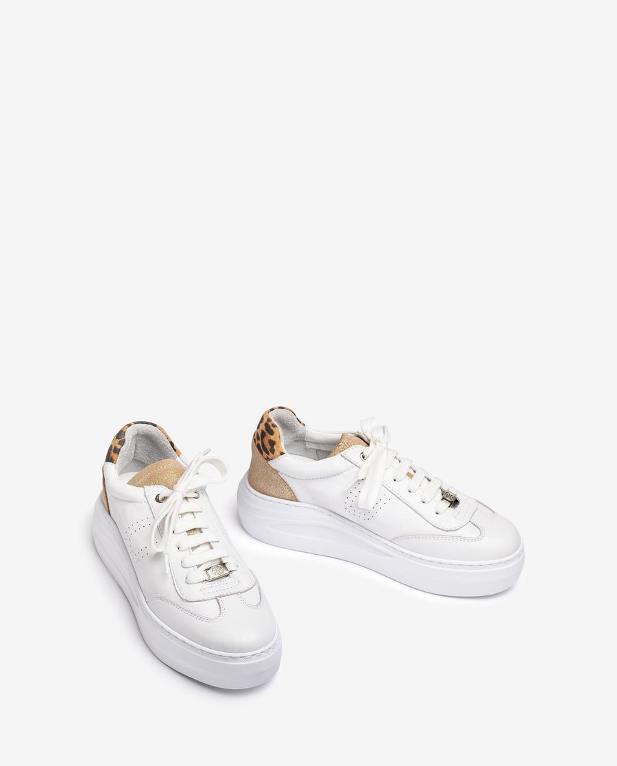 Chaussures de sport Unisa à semelles longues pour femme - Blanc